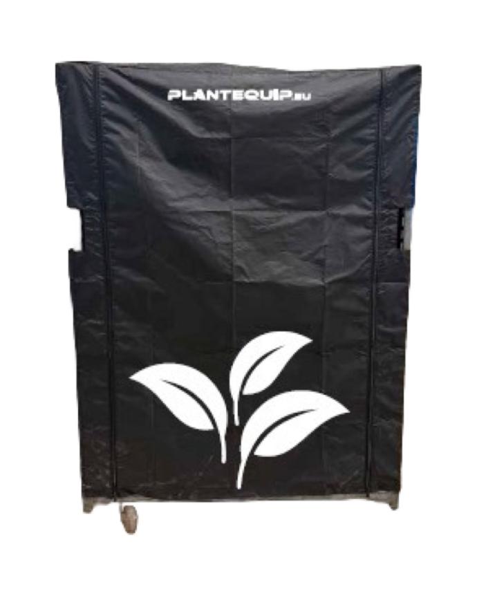 Cover Danish trolley (CC) black wind-resistant (h*w*d) 173*135*58 cm
